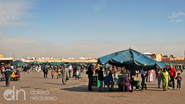 Plac Dżemaa el-Fna w Marrakeszu