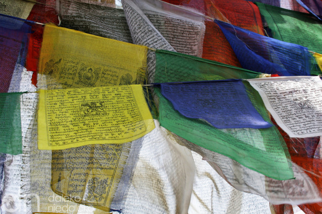 Flagi modlitewne w Sarnath