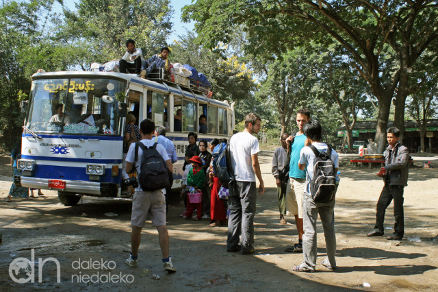 Autobus z Bagan do Kalaw