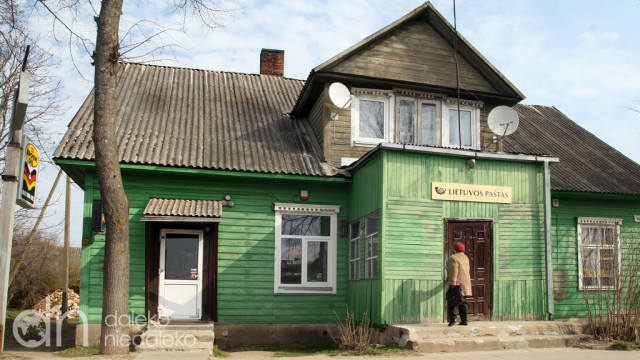 Drewniany dom na Litwie