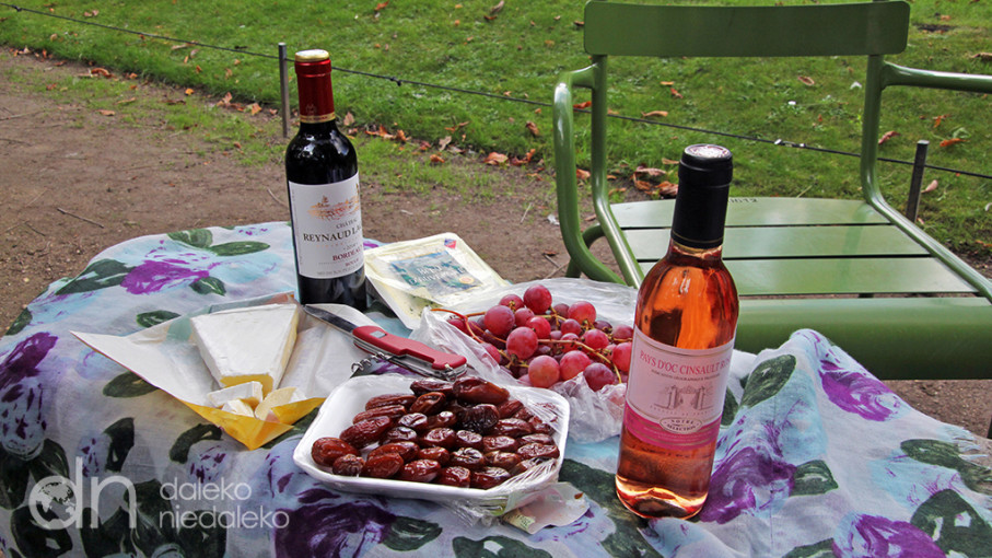 Piknik w Ogrodach Tuileries